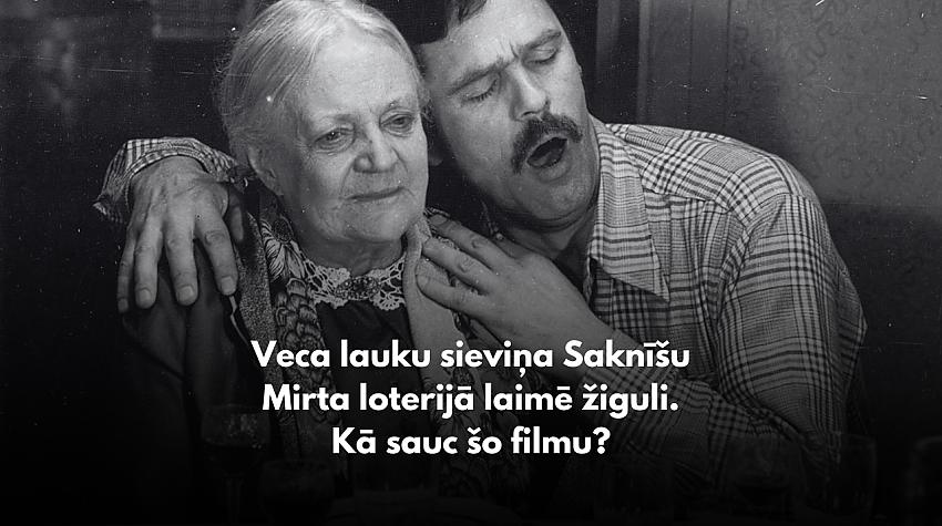 Tests: Vai tu esi latviešu kino klasikas eksperts? Atpazīsti filmas!