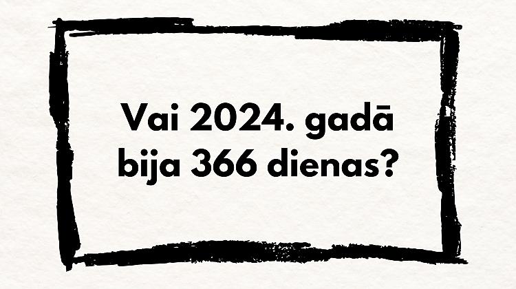 Tests: Ātrais «JĀ» un «NĒ» tests. Cik labi tu atceries 2024. gadu?